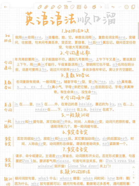 顺口溜+语法=王炸！太好用了！拒绝死记硬背！