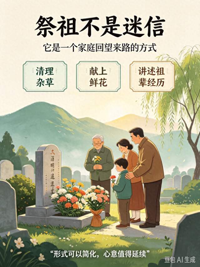 祭祖的本质，是守住家庭的精神