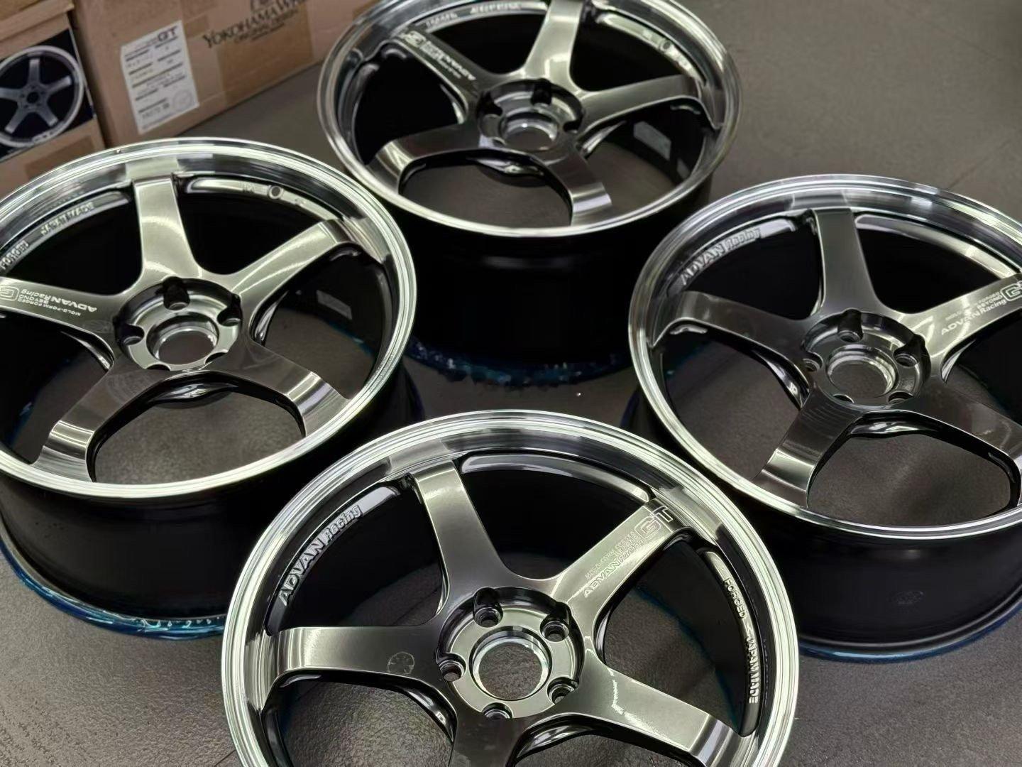 心情件： 日本横滨 ADVAN GT BY版 锻造19寸8.5J ET37 9.