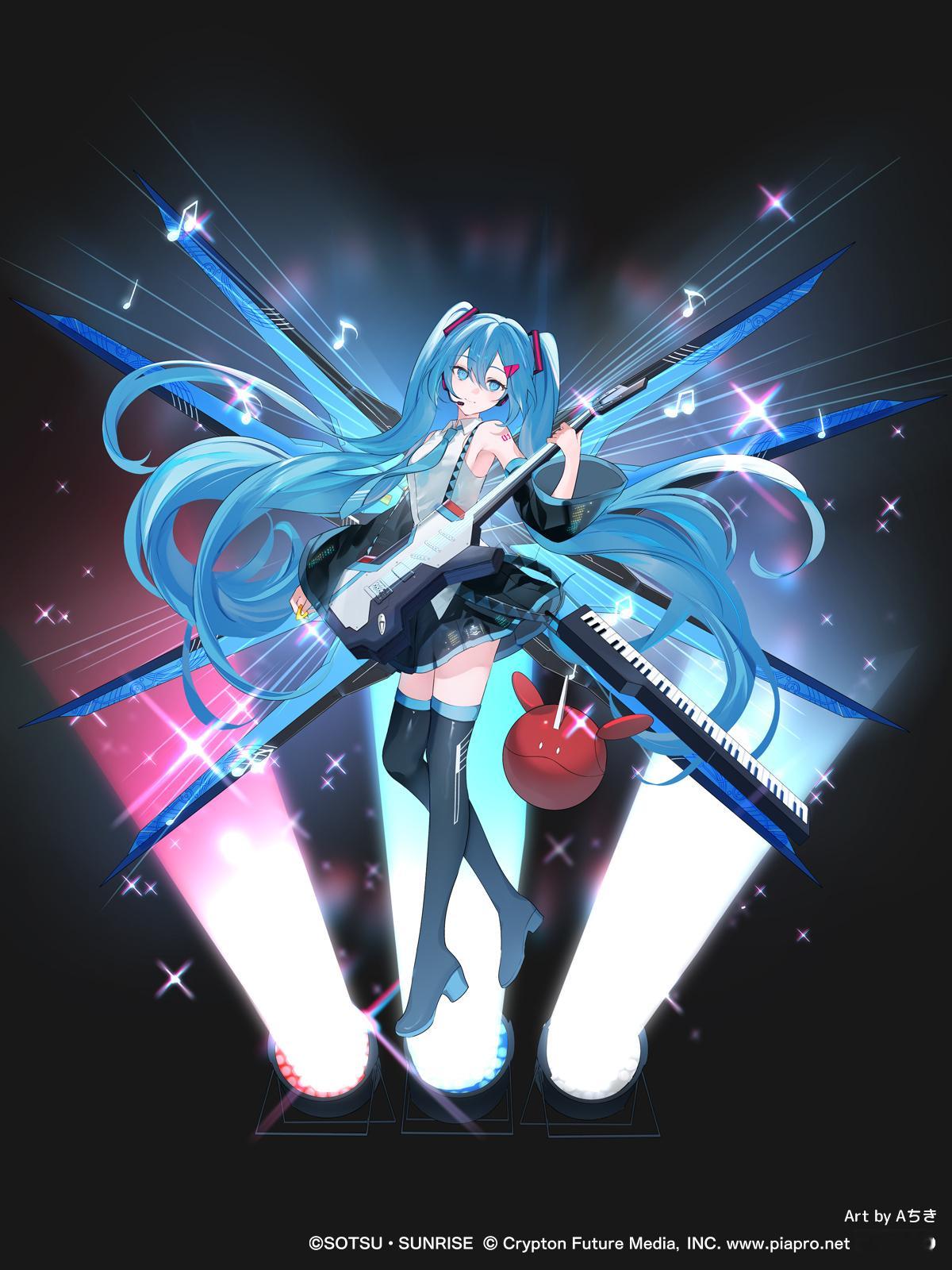 高达45周年 × 初音未来 联动企划一系列新内容公开：·联动特别插图（图1-6）