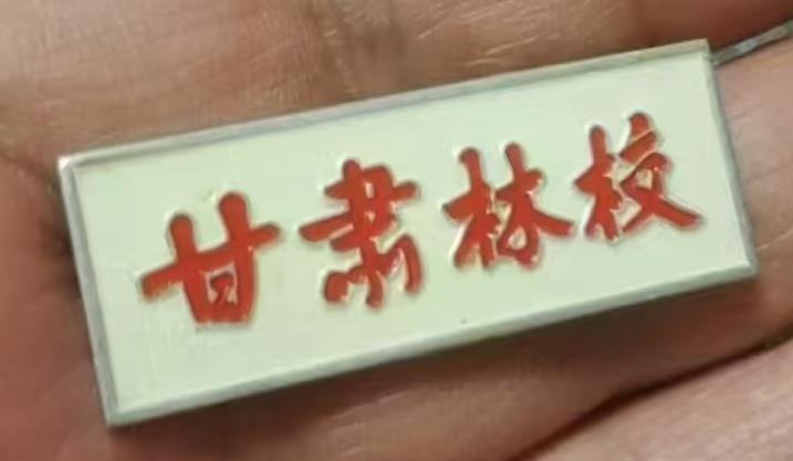《甘肃林校》校徽