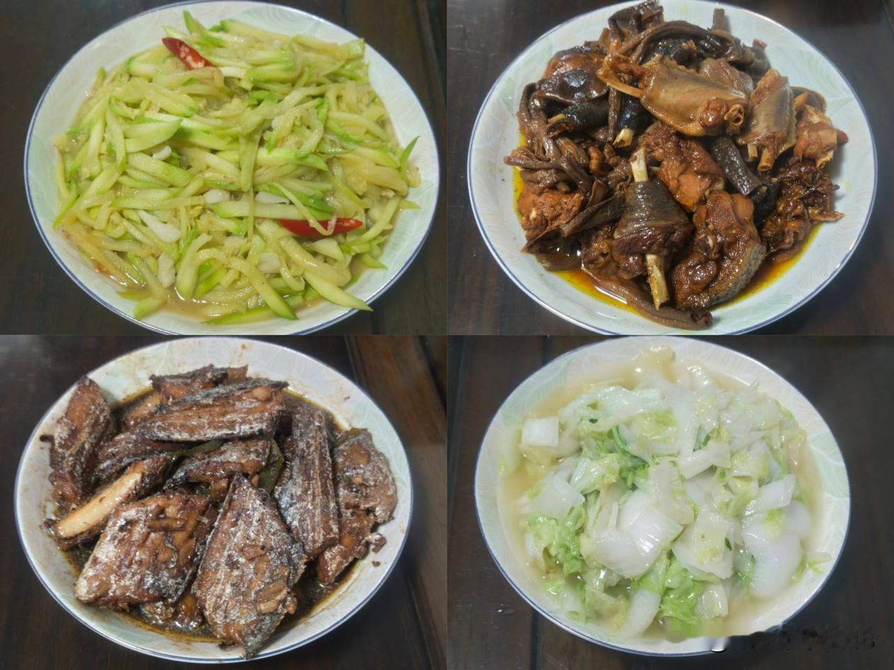 今日晚餐分享

南京今天天气多云，午后下了雷阵雨，最高温度34℃，体感闷热难受。