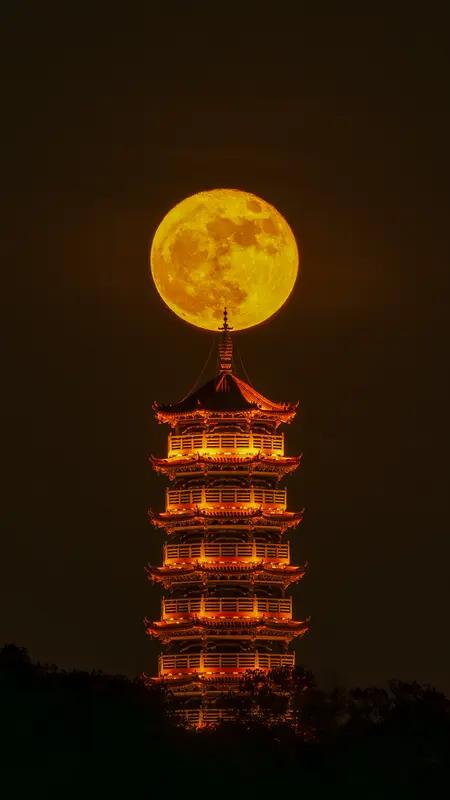 AI妙生图明月满窗探西楼。