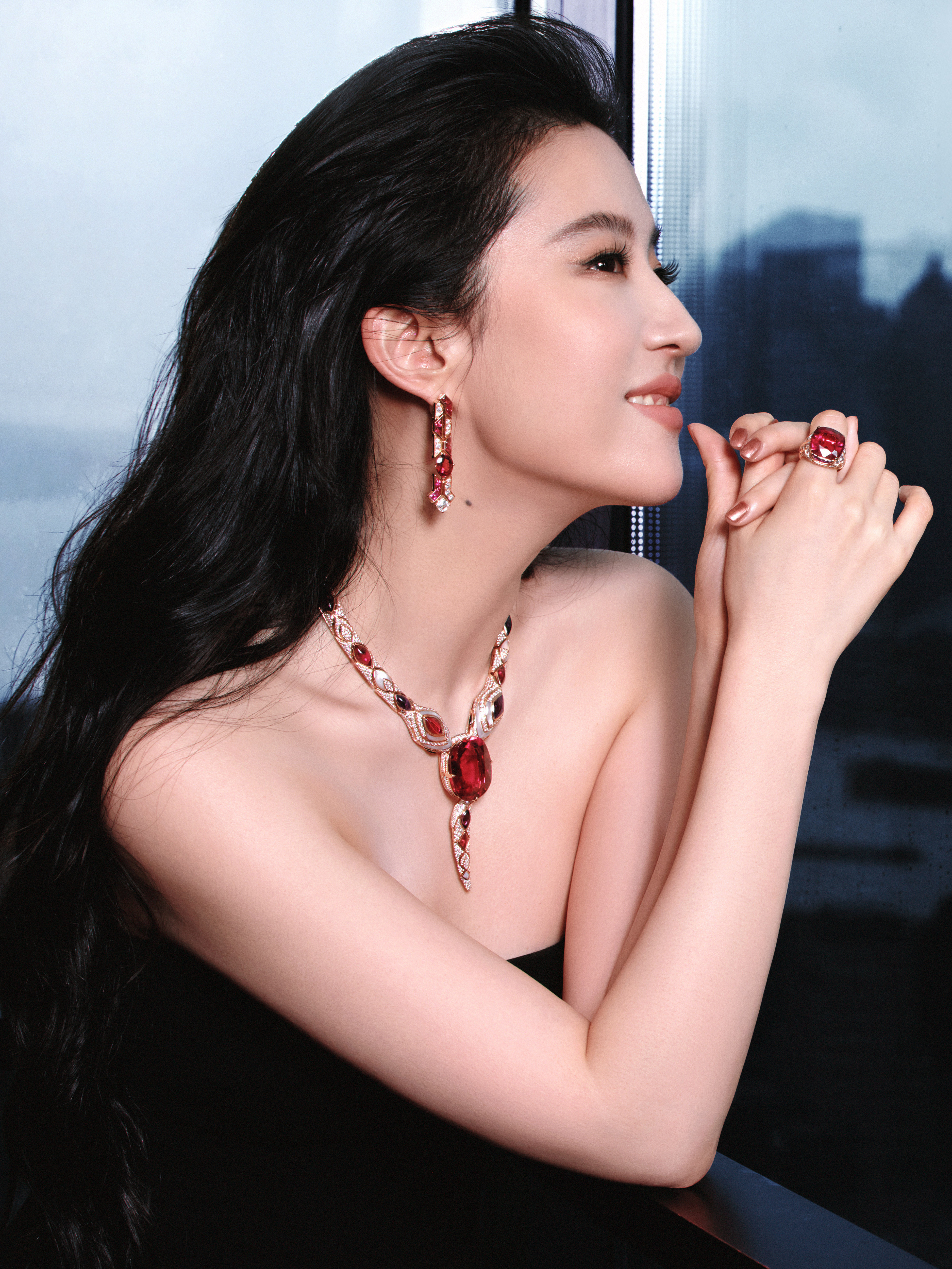 🧚‍♀️刘亦菲 Liu Yifei x 💎宝格丽瑰彩罗马高级珠宝Bvlgar