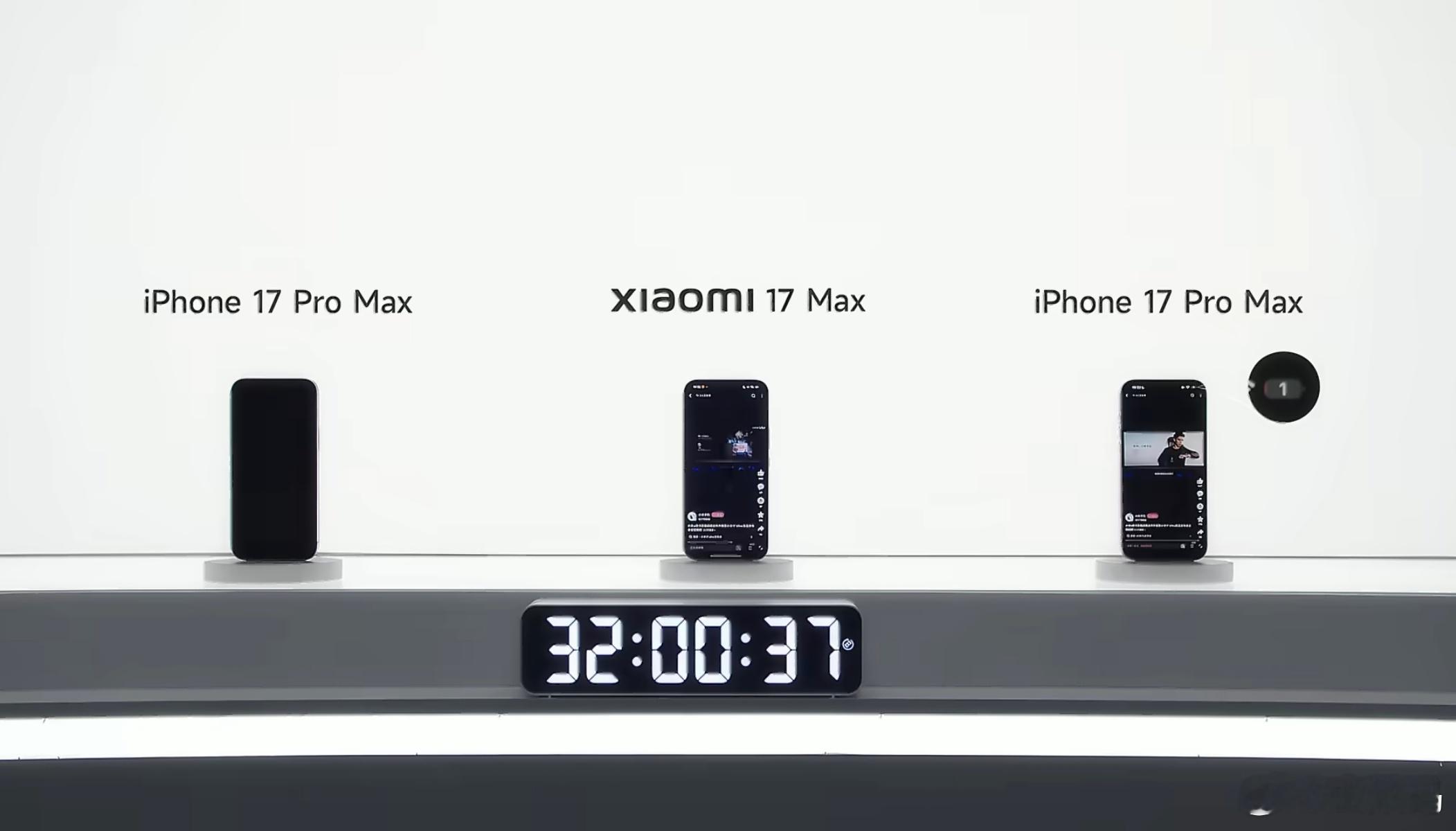 小米17Max续航实测超两台iPhone 小米17 Max的续航表现太惊人了，竟