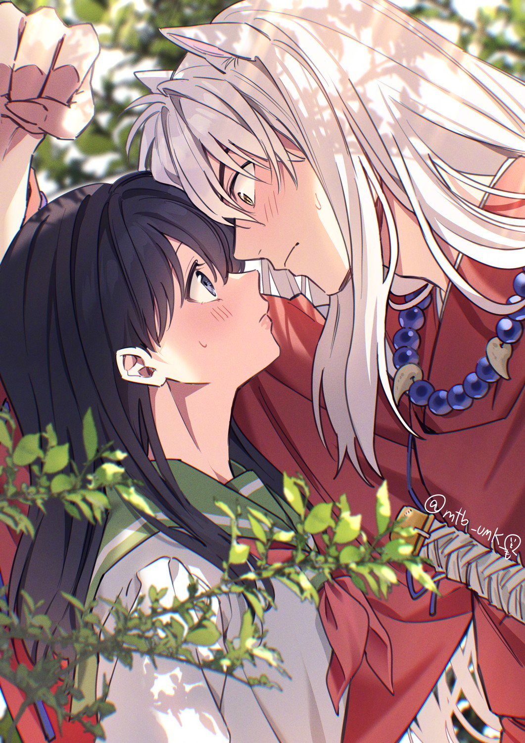 #犬夜叉# 犬薇甜到我心里，准备去重温了[送花花] (x:mtb_umk) ​​