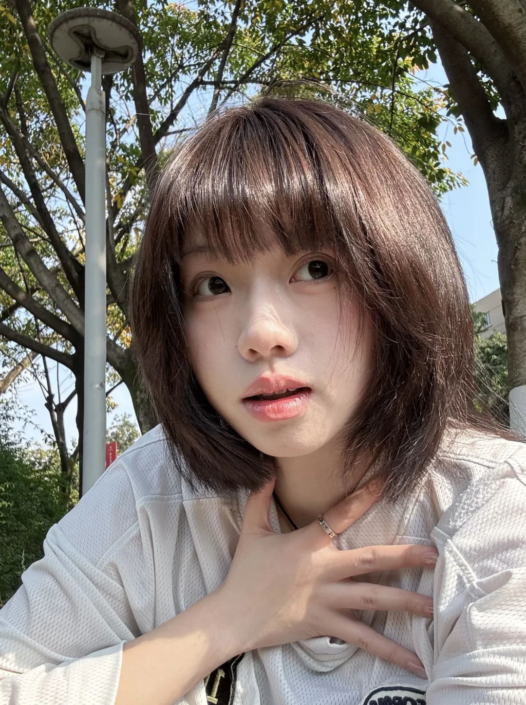 新发色！被认成无村架纯？！