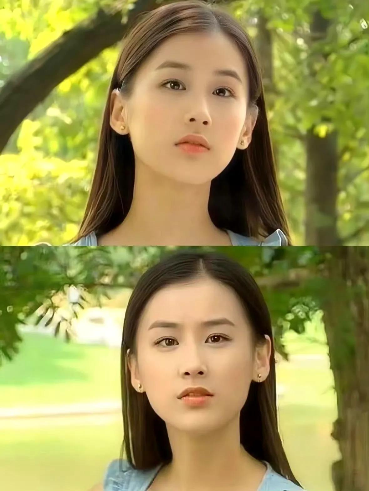 前两张是#黄圣依# 还年轻的时候
后三张是婚后且今年出现的照片
看过之后我好像突