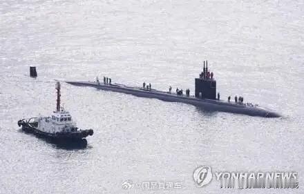 美国战略核潜艇停靠韩国，事情没那么简单

美国“肯塔基”号战略核潜艇停靠韩国釜山
