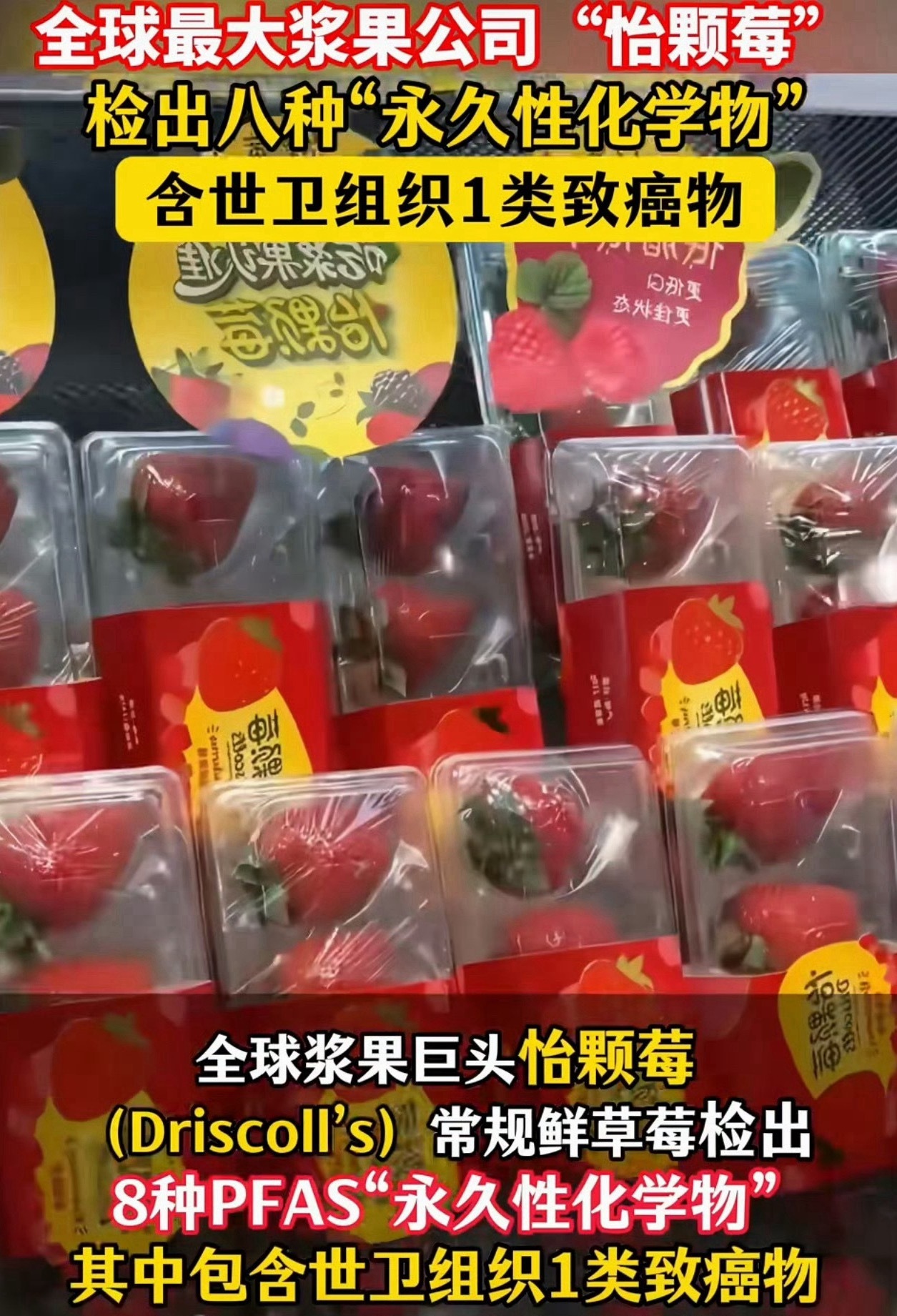 怡颗莓 致癌物最近全网都在传这事，其实真相没那么吓人，一分钟带你看懂：1️⃣ 出