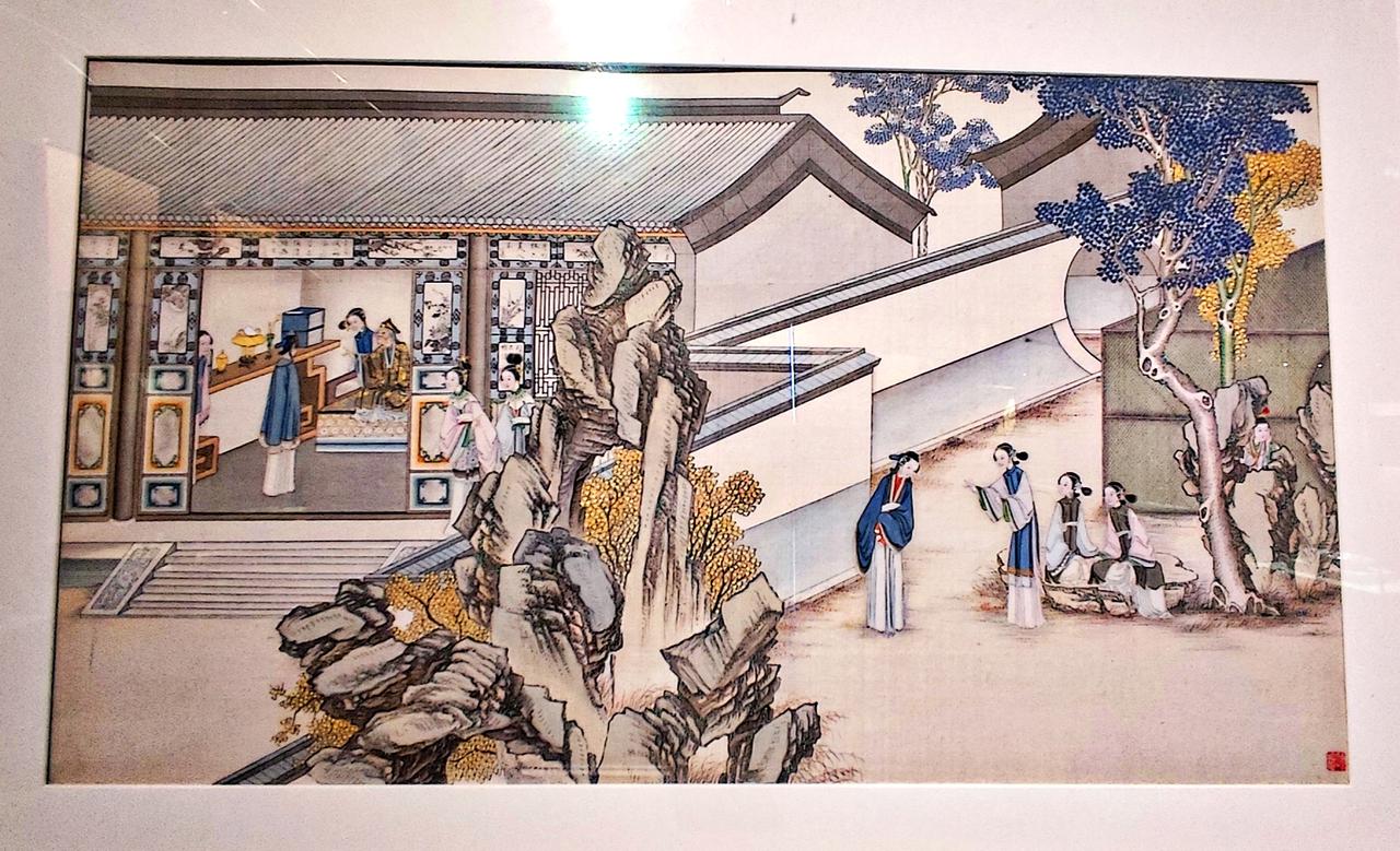 《红楼梦》彩绘画册真跡展
    ″绘梦三重缘一一辽宁与红楼梦文化″展，在《沈阳