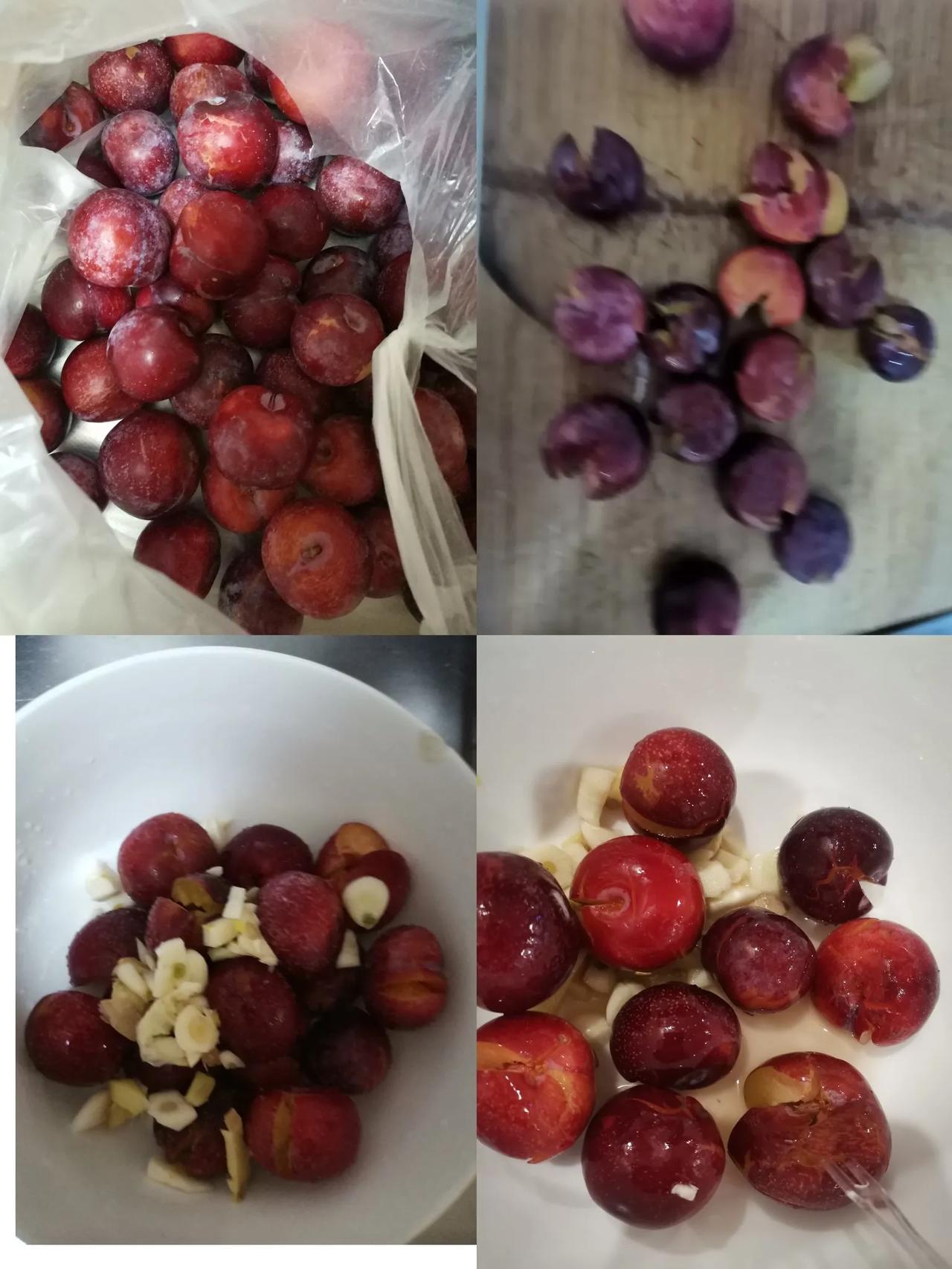 世间万物，只有美食让我一秒带回大广西！这种硬的李子，在广西，它天生就是个做酸的命