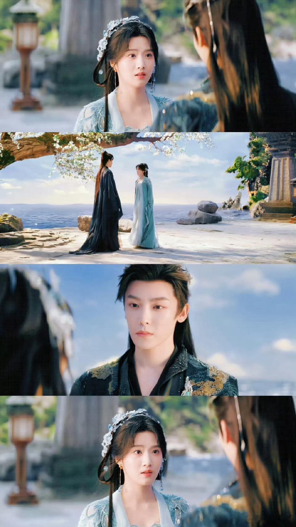 看入青云无法保持苹果肌扁平追《入青云》嘴角根本压不下去！纪伯宰明意暧昧拉扯太会上