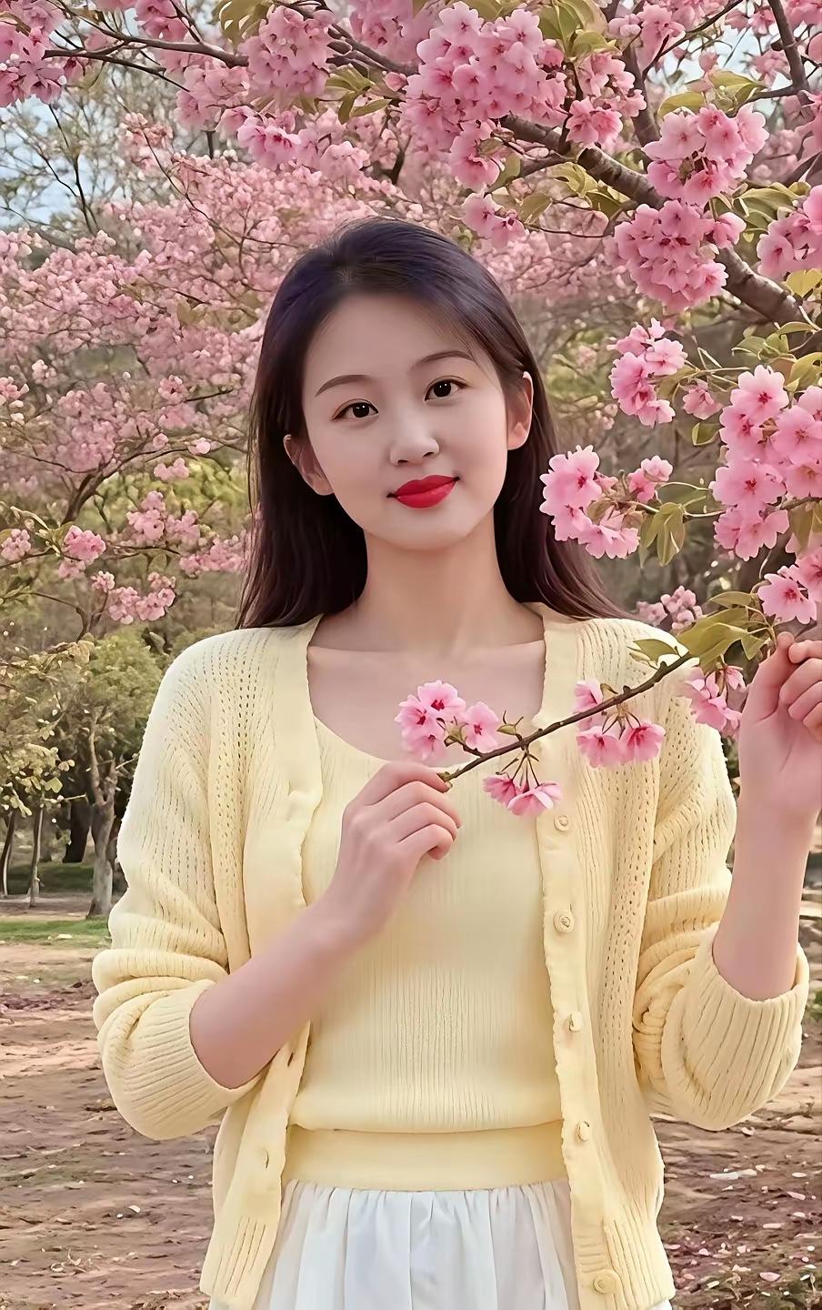 春风拂面笑，花枝满头香。分享你拍的最美的照片