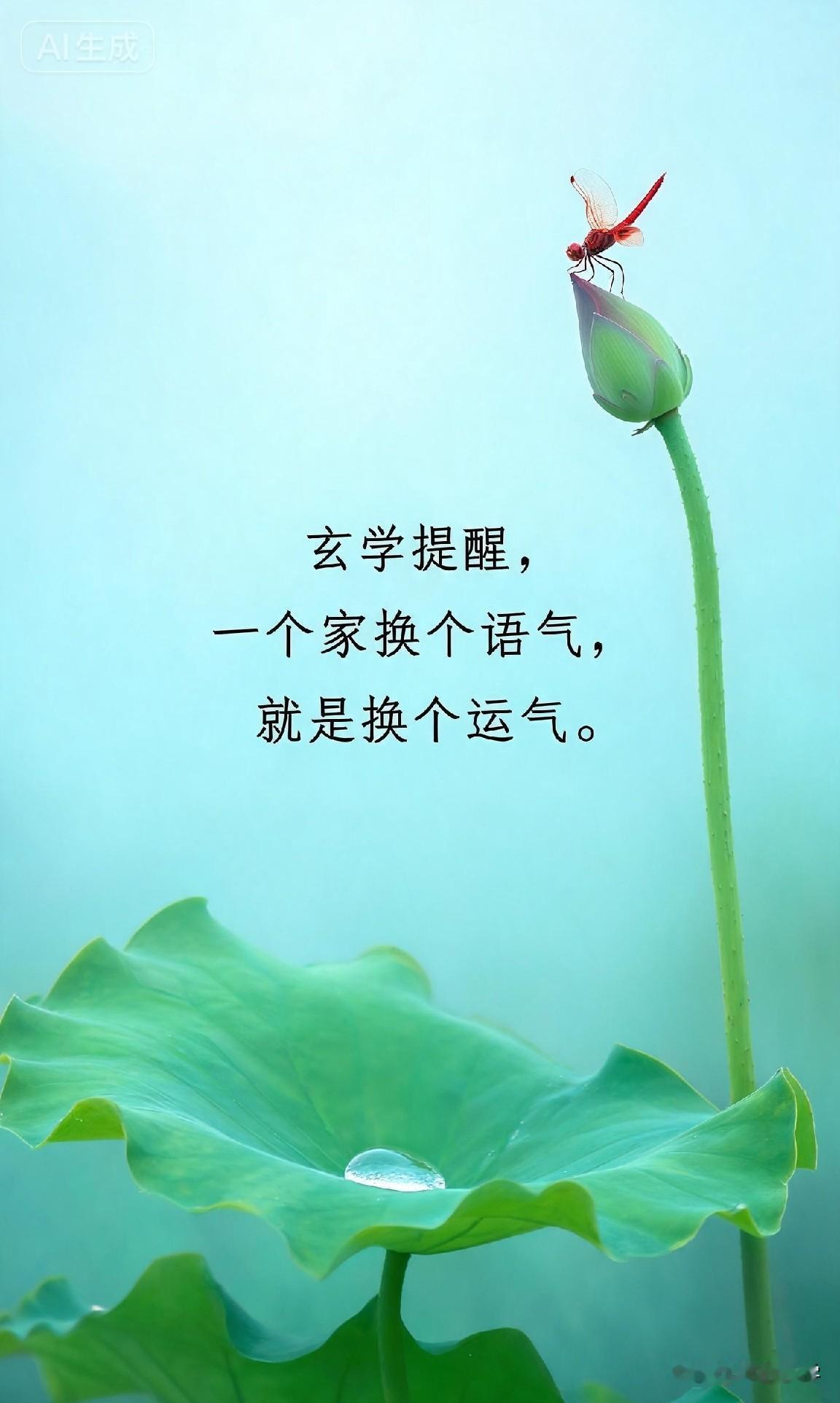玄学提醒，一个家换个语气，就是换个运气。

你有没有发现，有些家庭，日子越过越紧