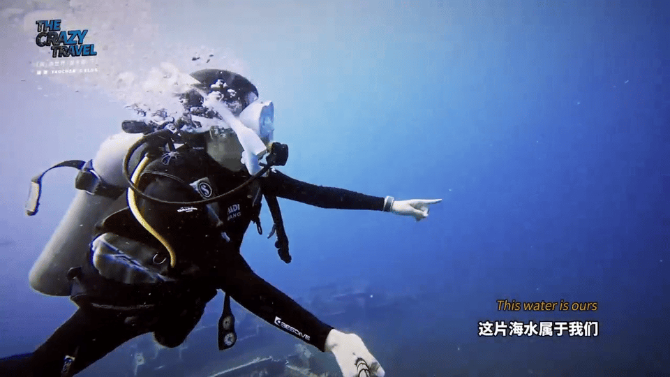姚琛给自己拍了个慢综姚琛的半小时潜水vlog 说好的潜水vlog，点开一看半小时