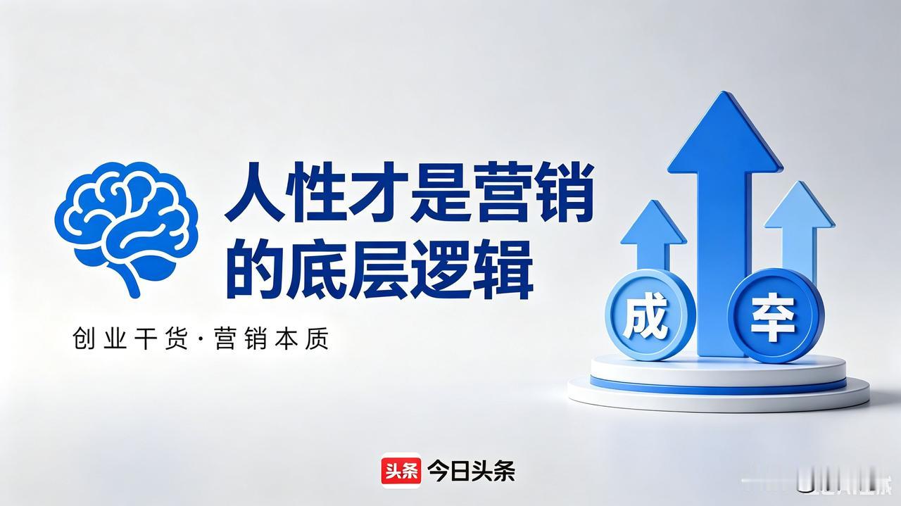 人性才是营销的底层逻辑！看懂少走10年弯路
 
90%的人学营销只背案例、抄策略