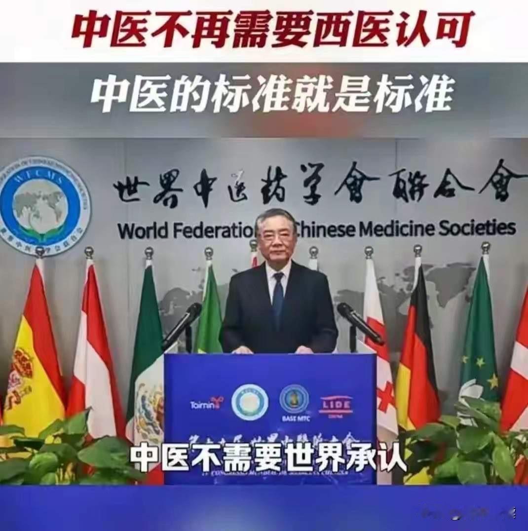 这话说到点子了！！！
张伯礼院士那句“中国的中医标准就是世界标准”真是说到心坎里