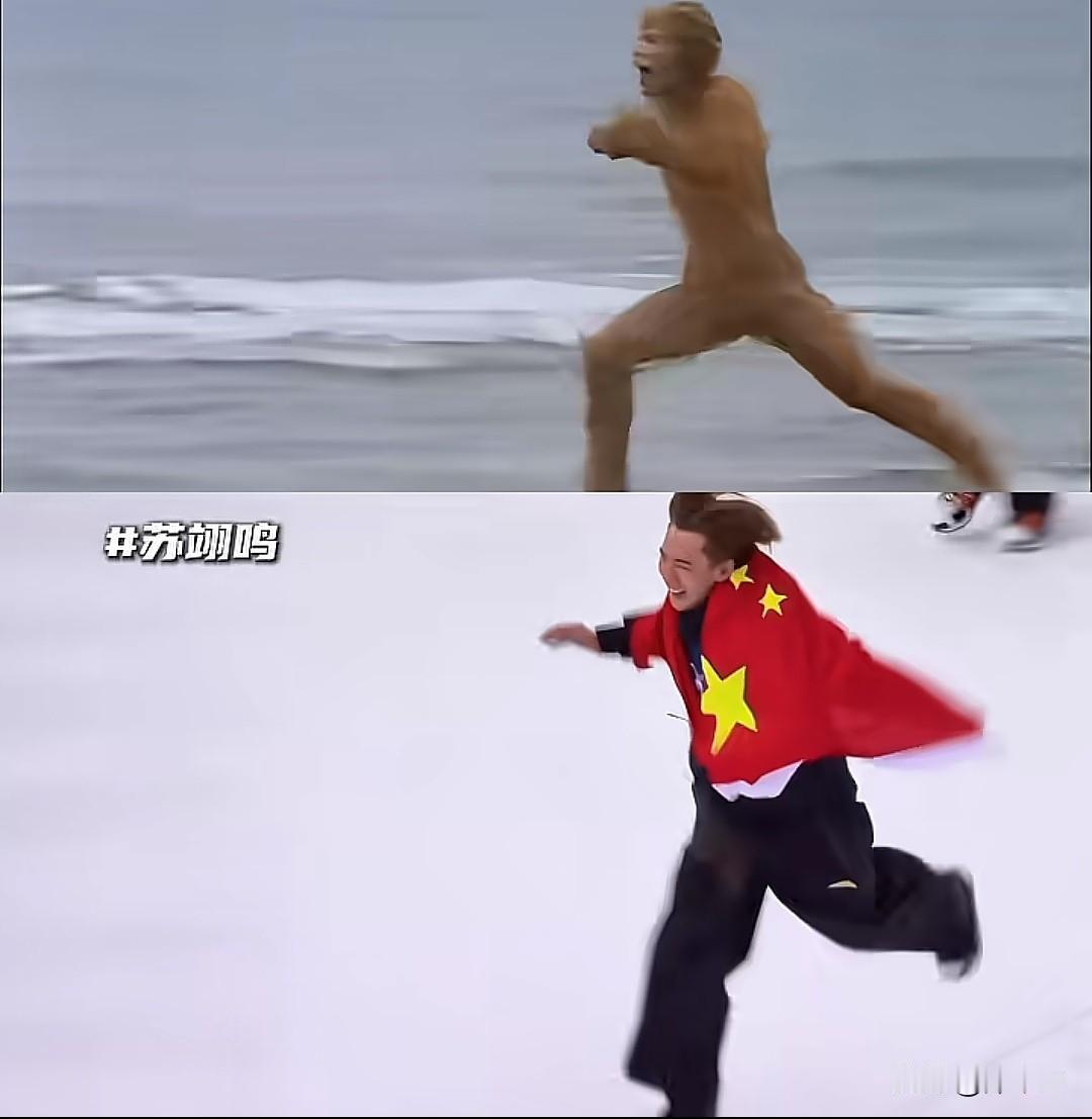 真的是要笑疯了，是哪个天才网友把这俩放一起对比的，一时之间竟然分不清谁才是大圣