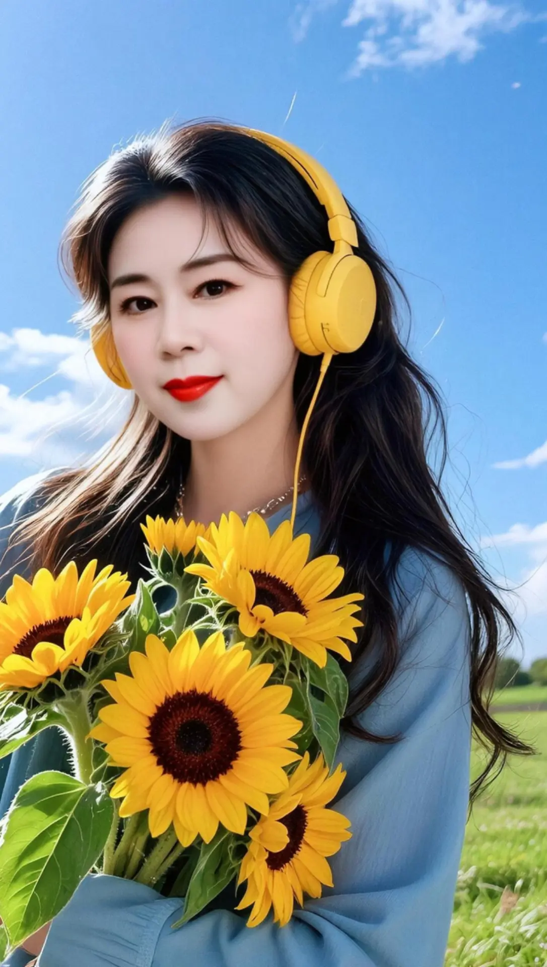 AI向日葵写真 ai创作