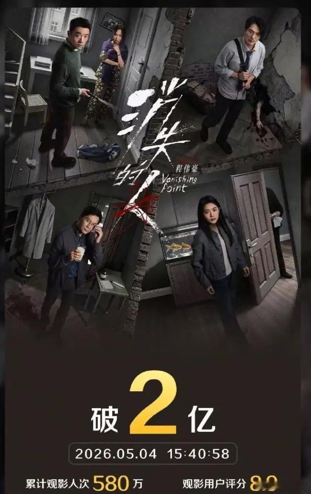 郑恺主演电影《消失的人》票房破2亿！五一档票房遇冷，没想到最后让郑恺拿到了五一档