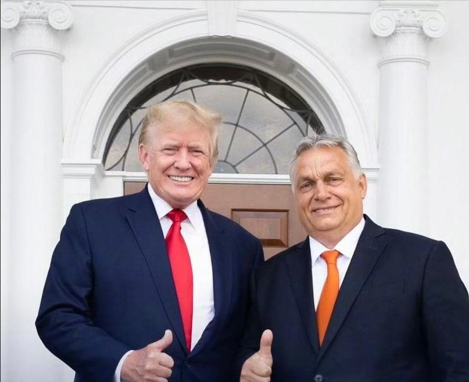 态度大变！特朗普在白宫与匈牙利总理欧尔班会晤时突然向外界表态，他与普京在布达佩斯
