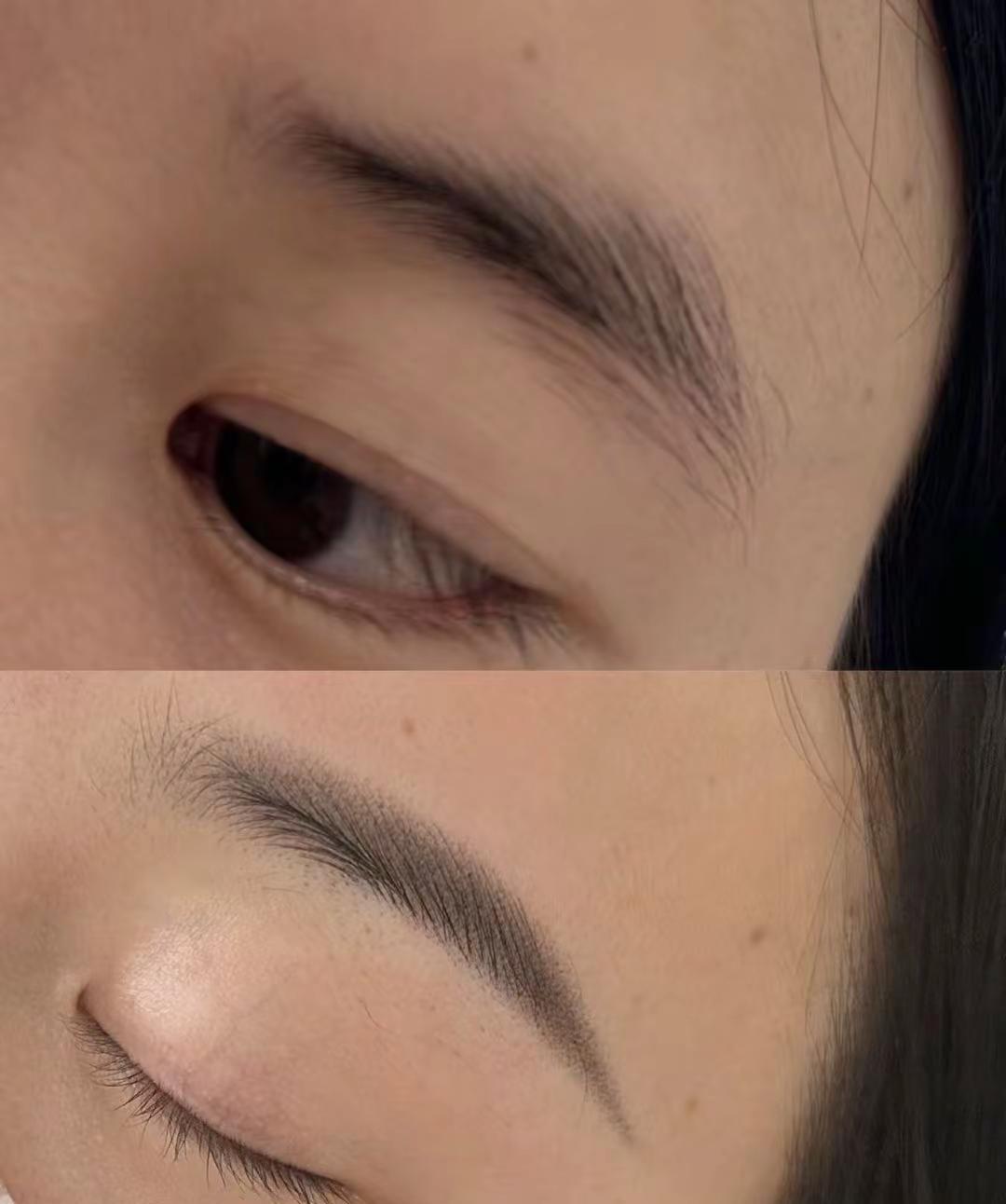 手机原相机一拍，眉毛干净得像天生的。
没滤镜，没修图，客户看完直接问：在哪约？