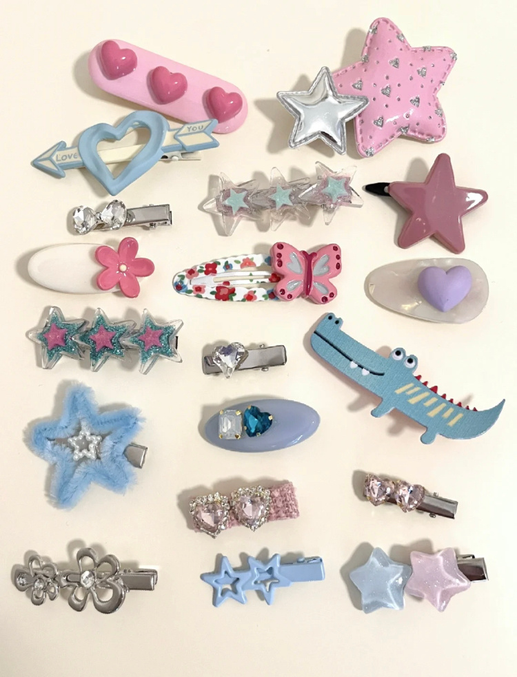 y2k发夹 真的好喜欢奇奇怪怪可可爱爱的[哇] ​​​