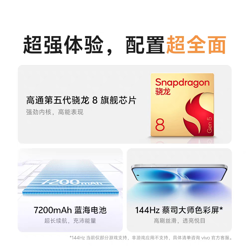 数码闲聊站 vivo X300 E上市，4799元起!1.处理器:骁龙8 Gen