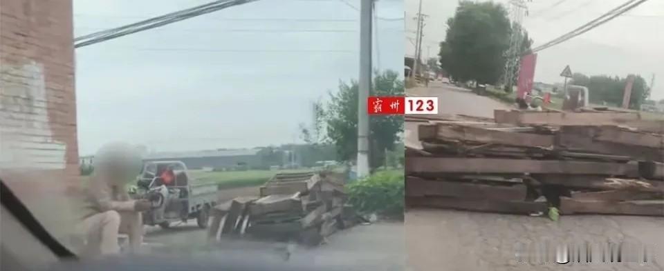 谁能想到，一条本应该畅通的村道，竟然成了“封路收钱”的现场。顾庄村道路堵塞已经持