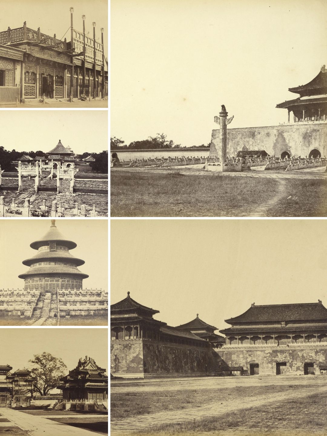 英国人镜头中1860年京师老照片：北海和天坛