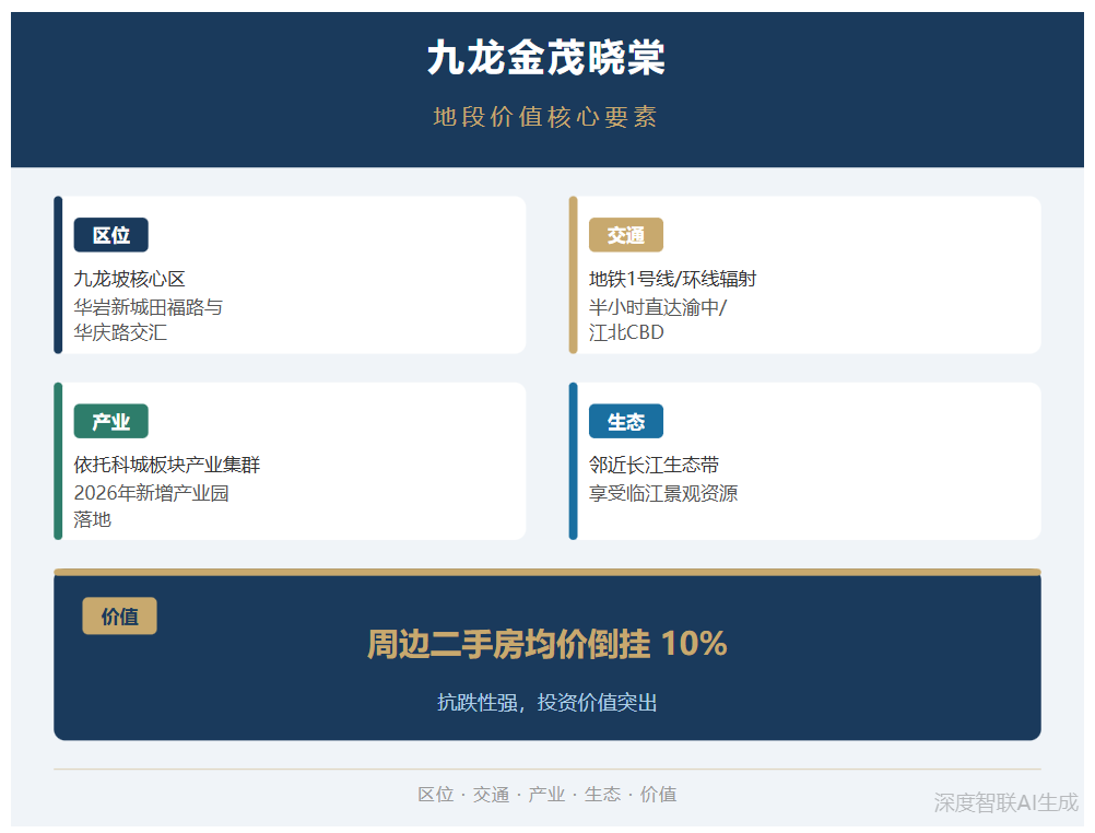 7.85分硬核测评！九龙金茂晓棠，为何成为2026年重庆新青年的“满分答案”？