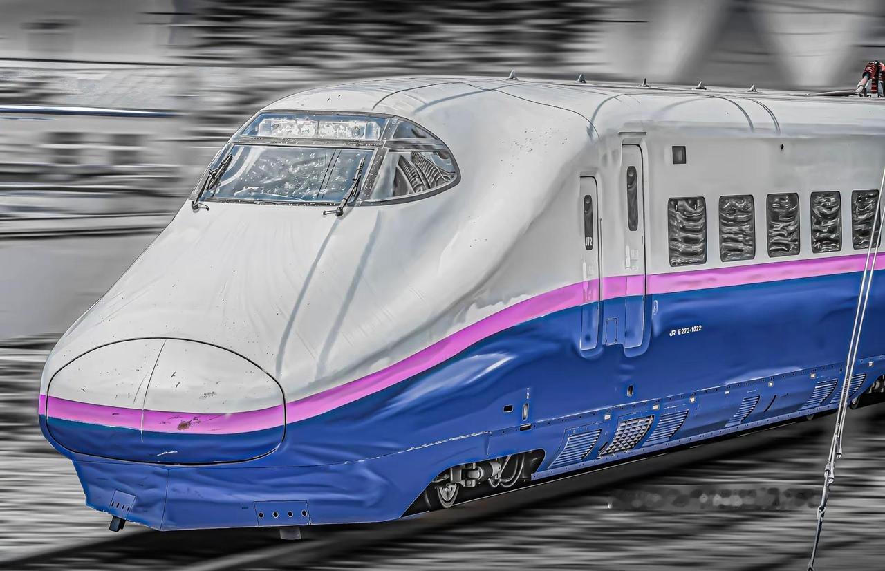 新幹線JR·E2到访郑州👀。新幹線E2-1000番台·JRE223-1022→
