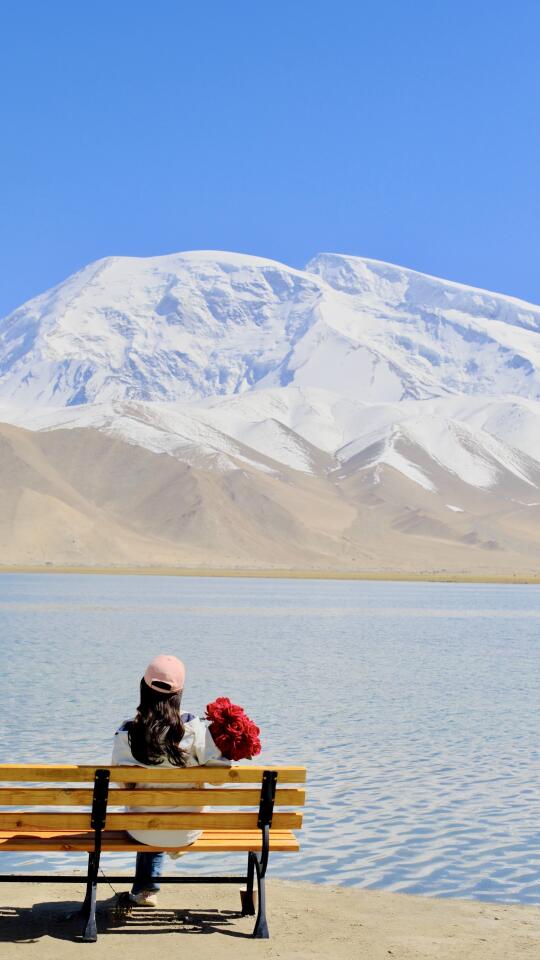 帕米尔这像画吗❓美的不像话❤️🏔️🌊