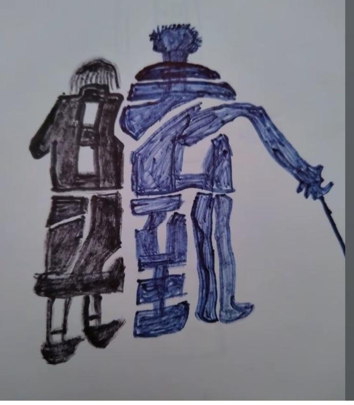 图中画面.它隐藏着四个字。你能看出来吗？猜猜看吧！