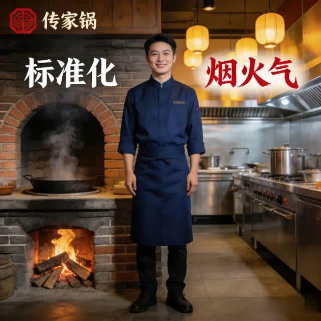 传家锅全员换装！统一工作服引热议，是标准化还是丢了烟火气？
 
网红餐饮店传家锅