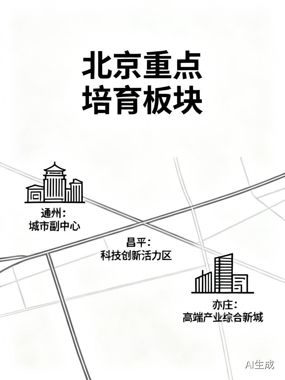 北京这是要“火力全开”啦！随着城镇化高质量发展规划落地，通州、昌平、亦庄成了市级