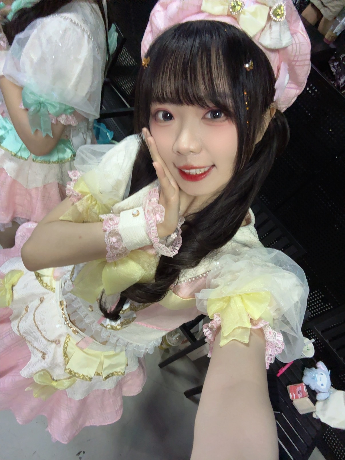 北京day1️⃣结束啦！见到大家很开心🥰扎了小呆毛！但好像看不出来[干饭人]p
