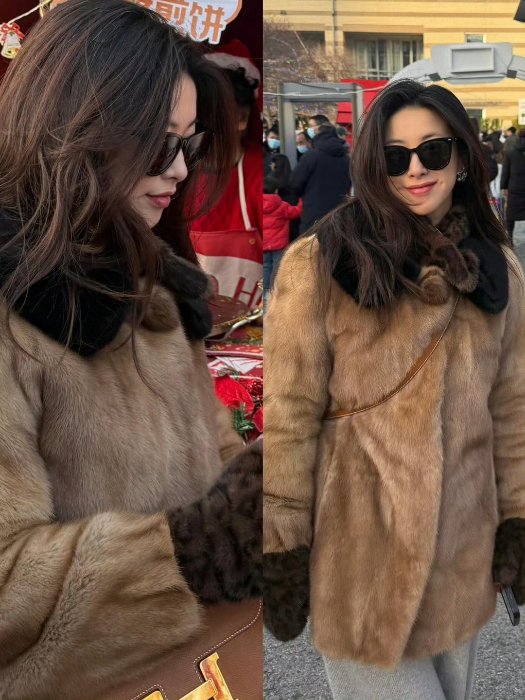 朱珠 面无表情把老公挤开为了拍照就这么水灵灵的走过去了，隔着屏幕都能感觉到姐姐想