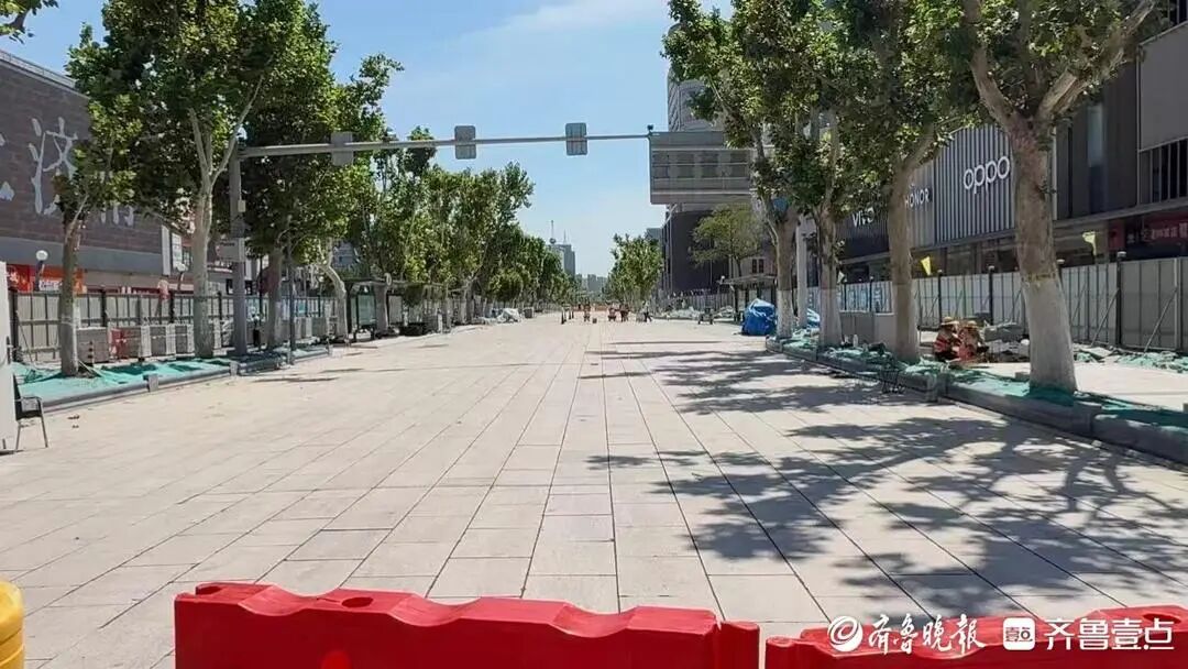 济南泉城路改造提升迎来关键节点，预计7月底全线通车