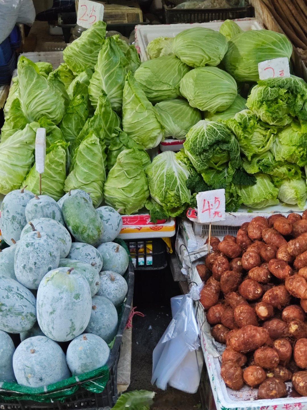 成都的菜市场菜都好整齐，舒适极了。成都美食成都旅行 ​​​