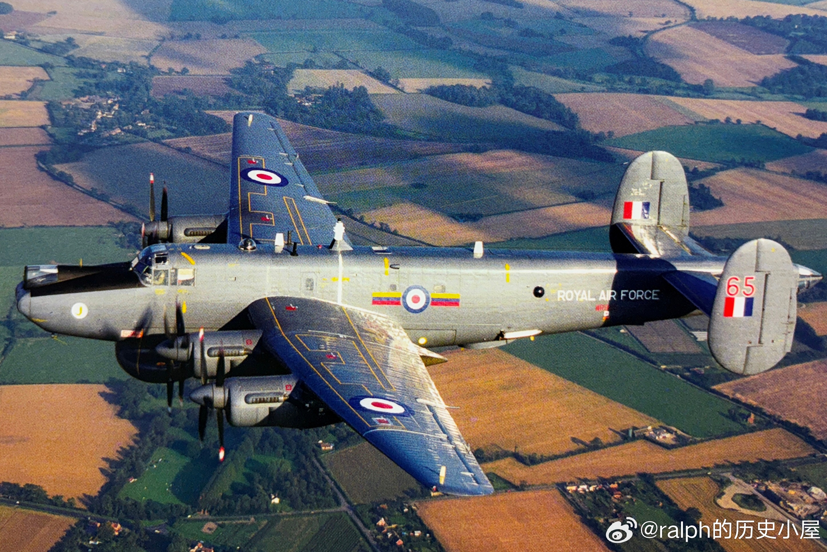 70年代英国皇家空军Fairey Gannet塘鹅 AEW3早期警戒飞机。塘鹅 