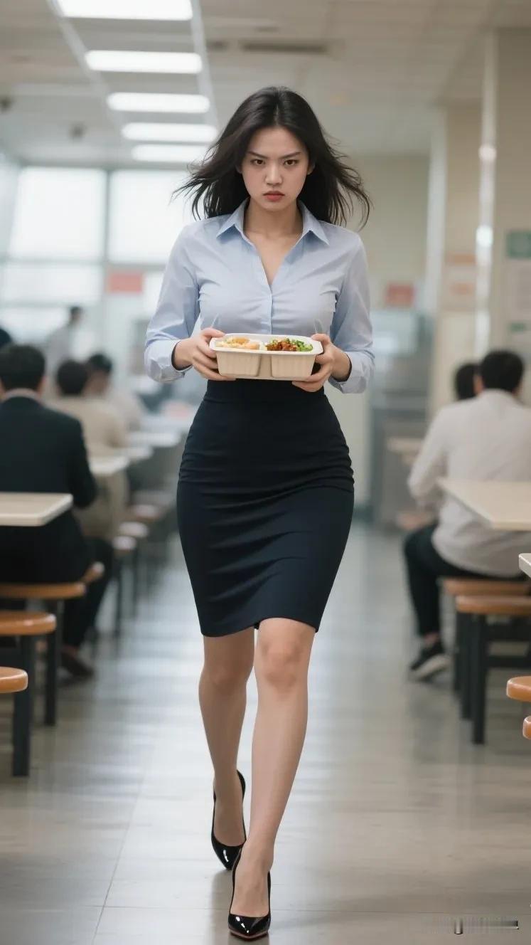 女实习生向我示威了
中午吃饭的时候
实习生小姑娘端着饭盒
坐到了我对面
一脸严肃