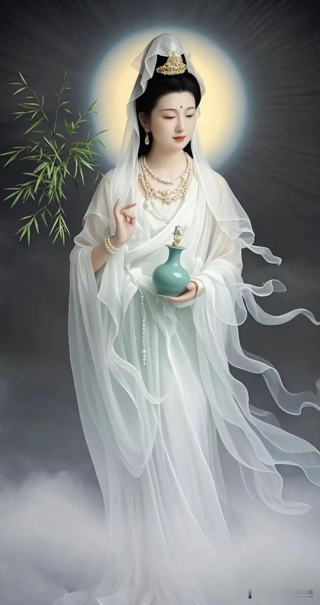 四月六日 农历二月十九
观音菩萨诞辰吉日
午时吉时见观音 如日中天
心中默念：南