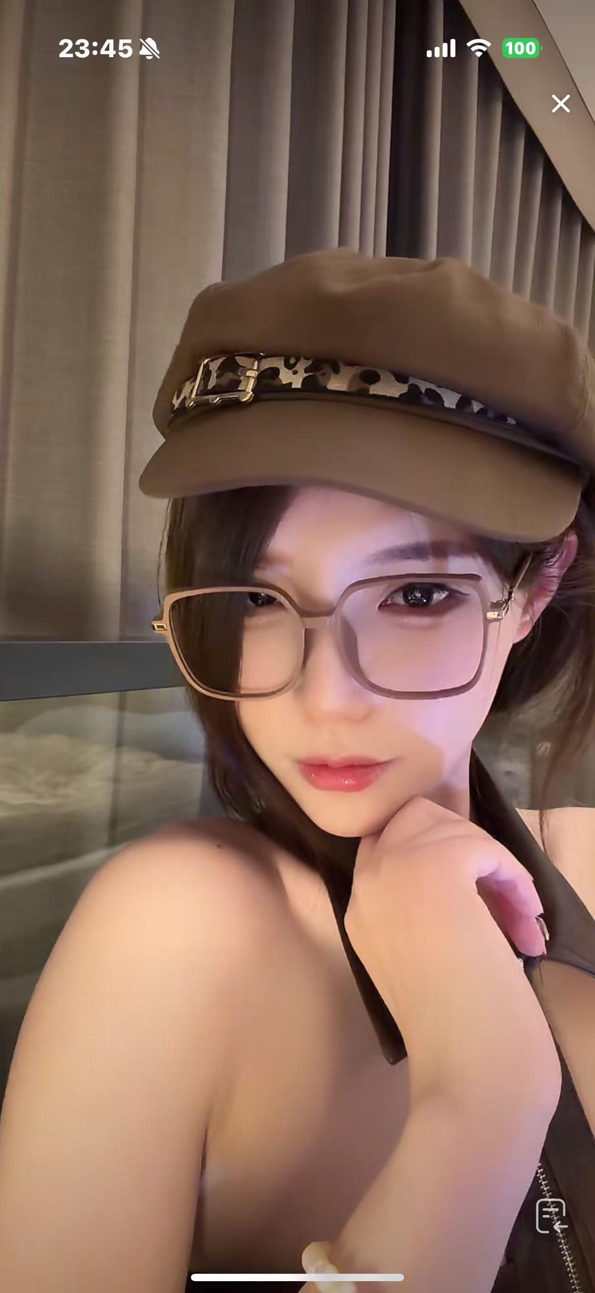 粉丝给的直播截图。