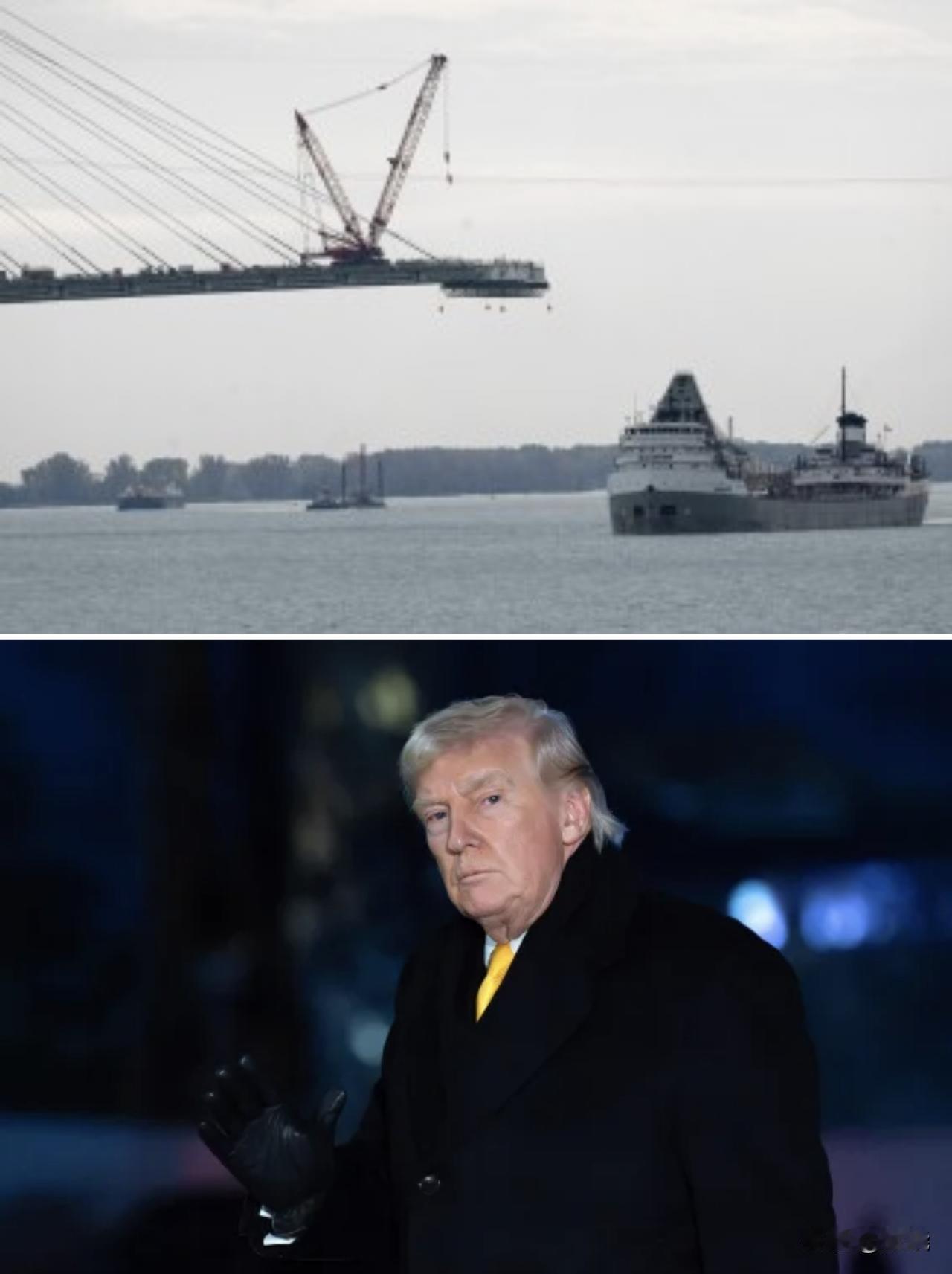 特朗普2月9日在Truth Social发布长文，这次威胁要阻止底特律和加拿大之