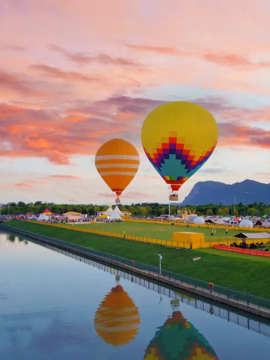 next level❗️昆明也有热气球啦