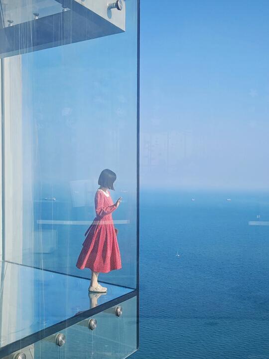 青岛云上海天竟然可以免费打卡⁉️附攻略