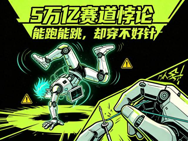 5万亿赛道最大悖论！机器人能跑能跳，却干不了细活