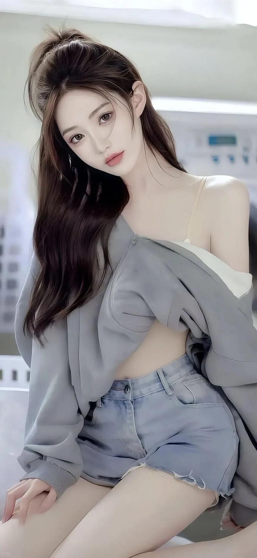 松弛感辣妹穿搭｜卫衣+牛仔短裤，夏日慵懒氛围感拉满
 
这组居家随拍，将松弛感与